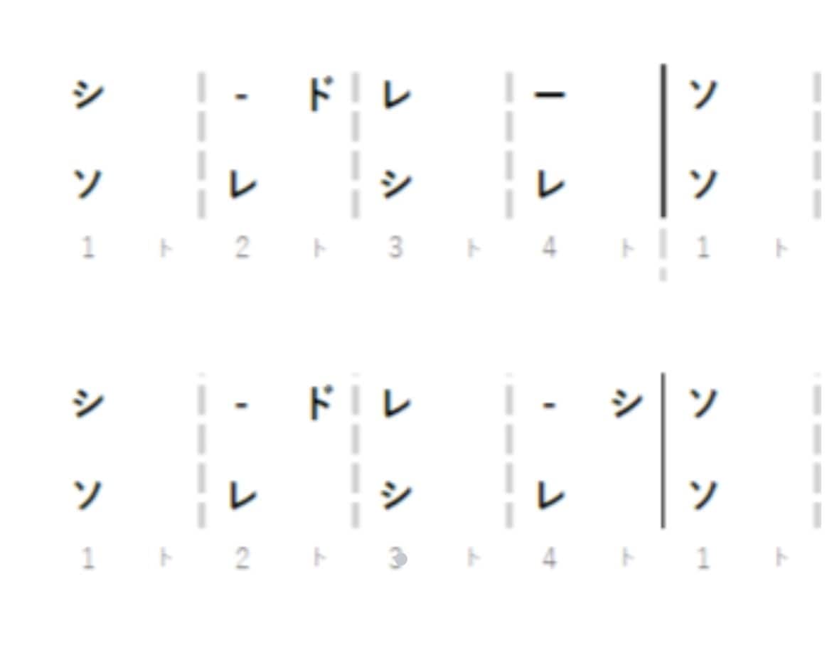ピアノ教材 バイエルの【カナ楽譜】を作成します PDF教材| 楽譜が読めなくても大丈夫！　拍の数え方付き イメージ2