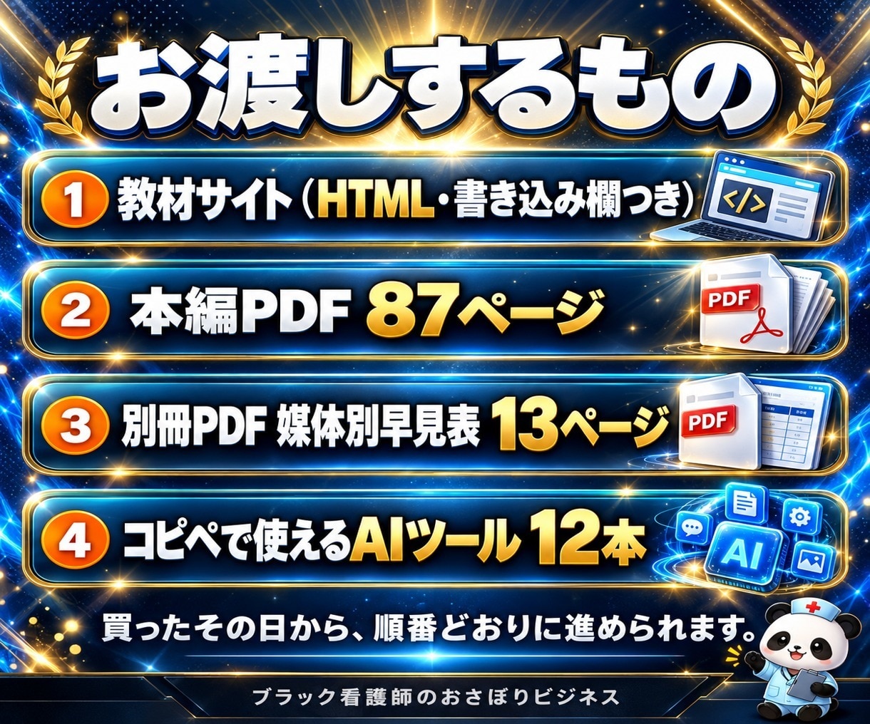 1日30分AI副業｜コンテンツ販売教えます 夜勤・残業で時間がない人へ｜スマホで作る在宅の収入源 イメージ7