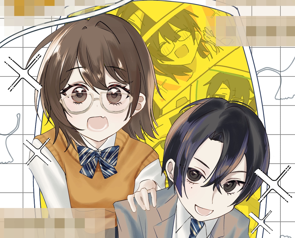 性癖に刺さるキャラクターの一枚絵制作します 感情や雰囲気で性癖に刺さるキャラクターの一枚 イメージ2