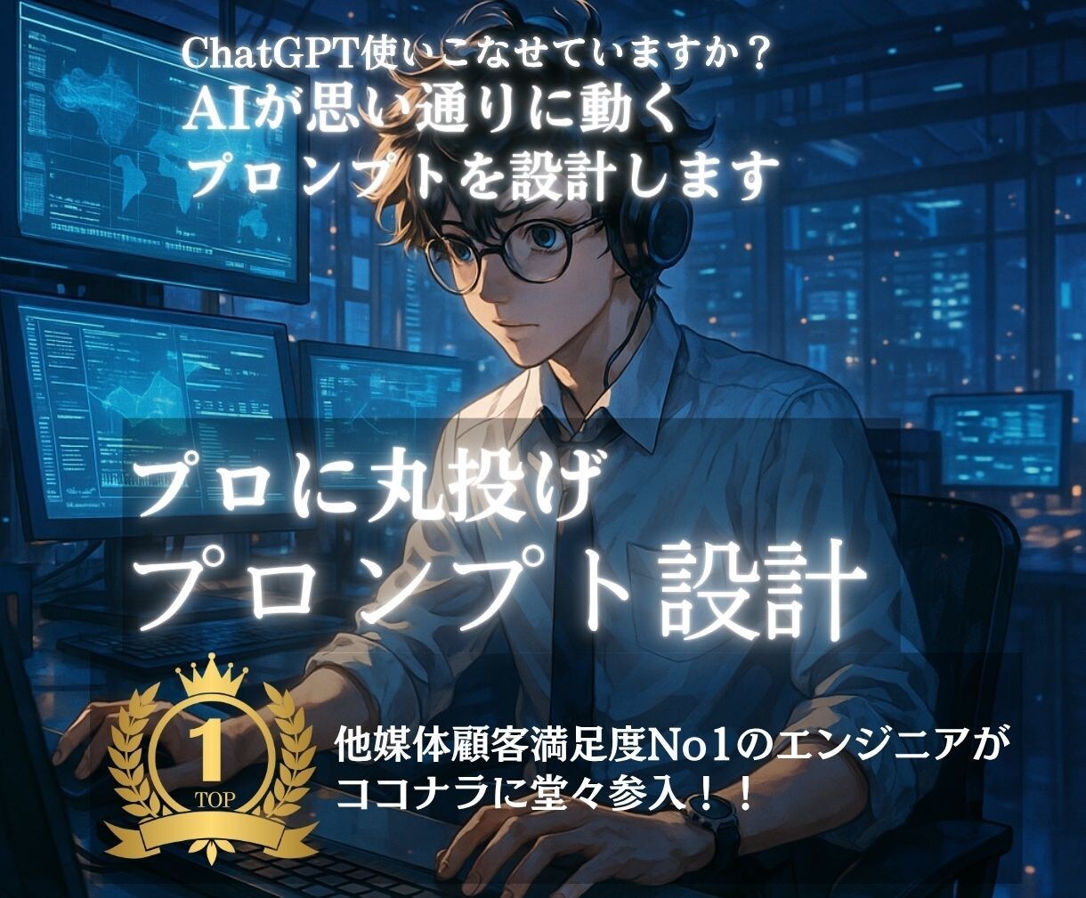 ChatGPTを操るプロがプロンプトを作ります 【AIが苦手でも大丈夫】そのプロンプト、無駄打ちです。 イメージ1