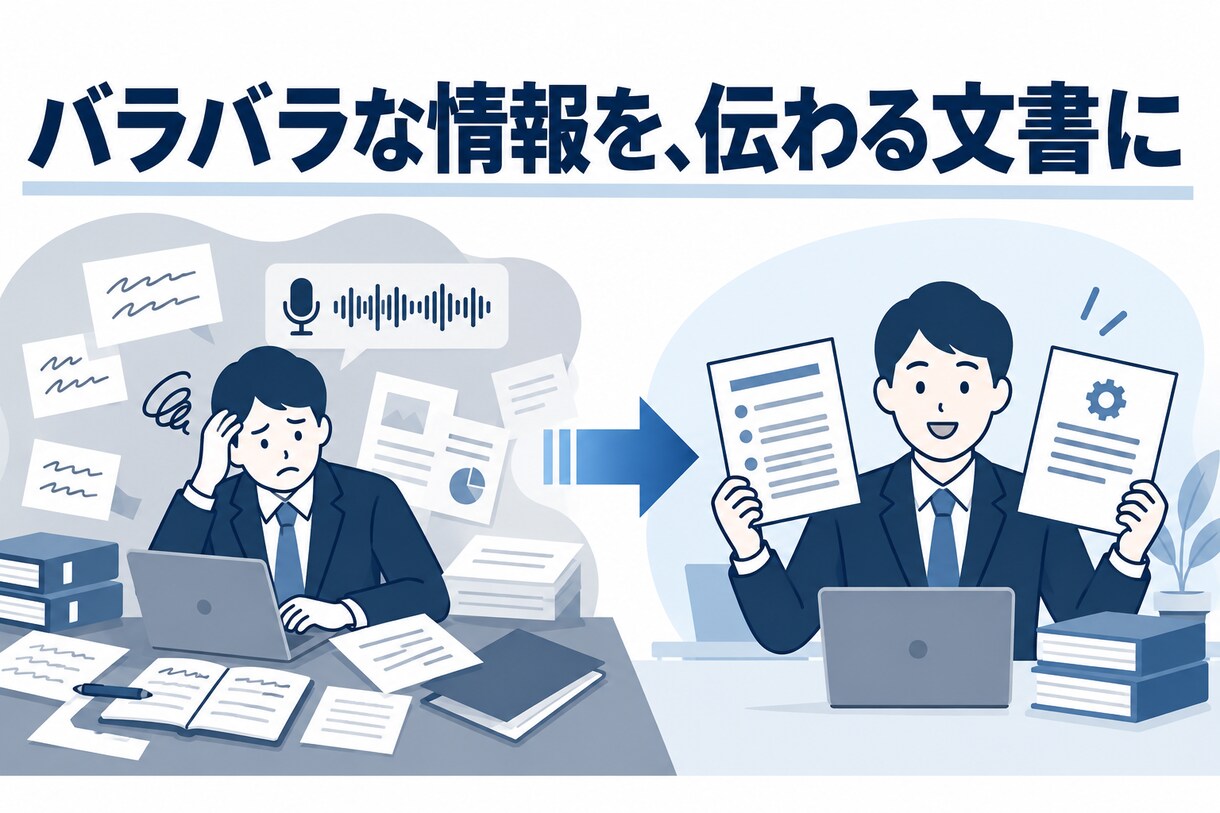 議事録要約・業務マニュアルを作成します 決定事項の整理から手順の言語化・提案書たたき台まで対応 イメージ3