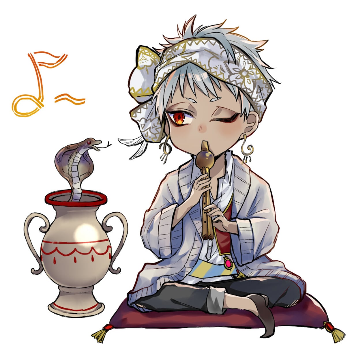 美麗なちびキャライラストを製作します 透明感のあるかわいいちびキャラが好みの方におすすめです。 イメージ6