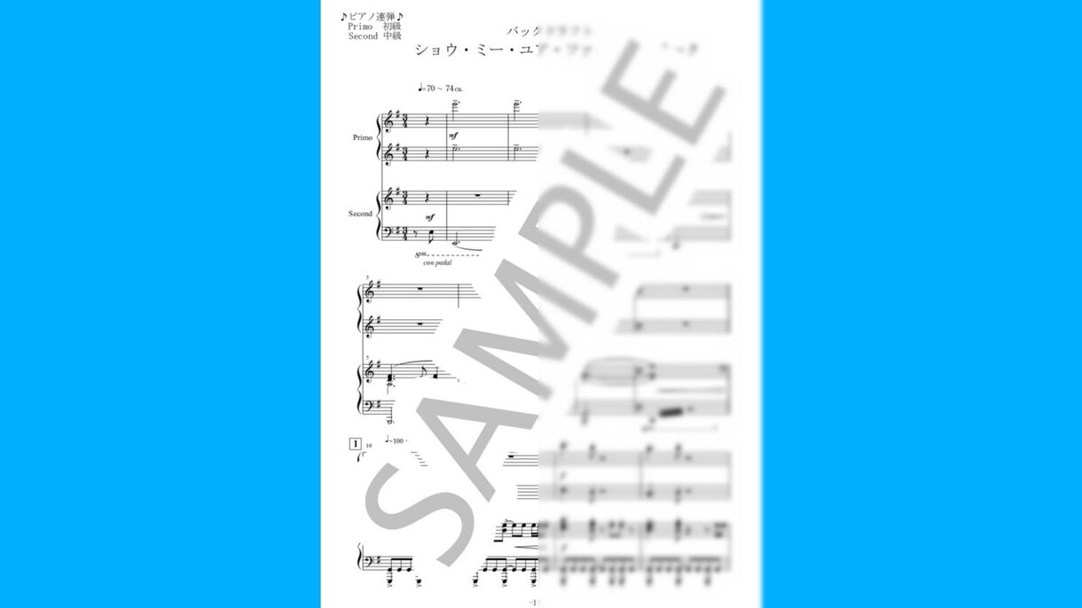 初心者の方を応援します♪初級など簡単楽譜を作ります 演奏したい曲をレベルに合わせて簡単バージョンにアレンジします イメージ5