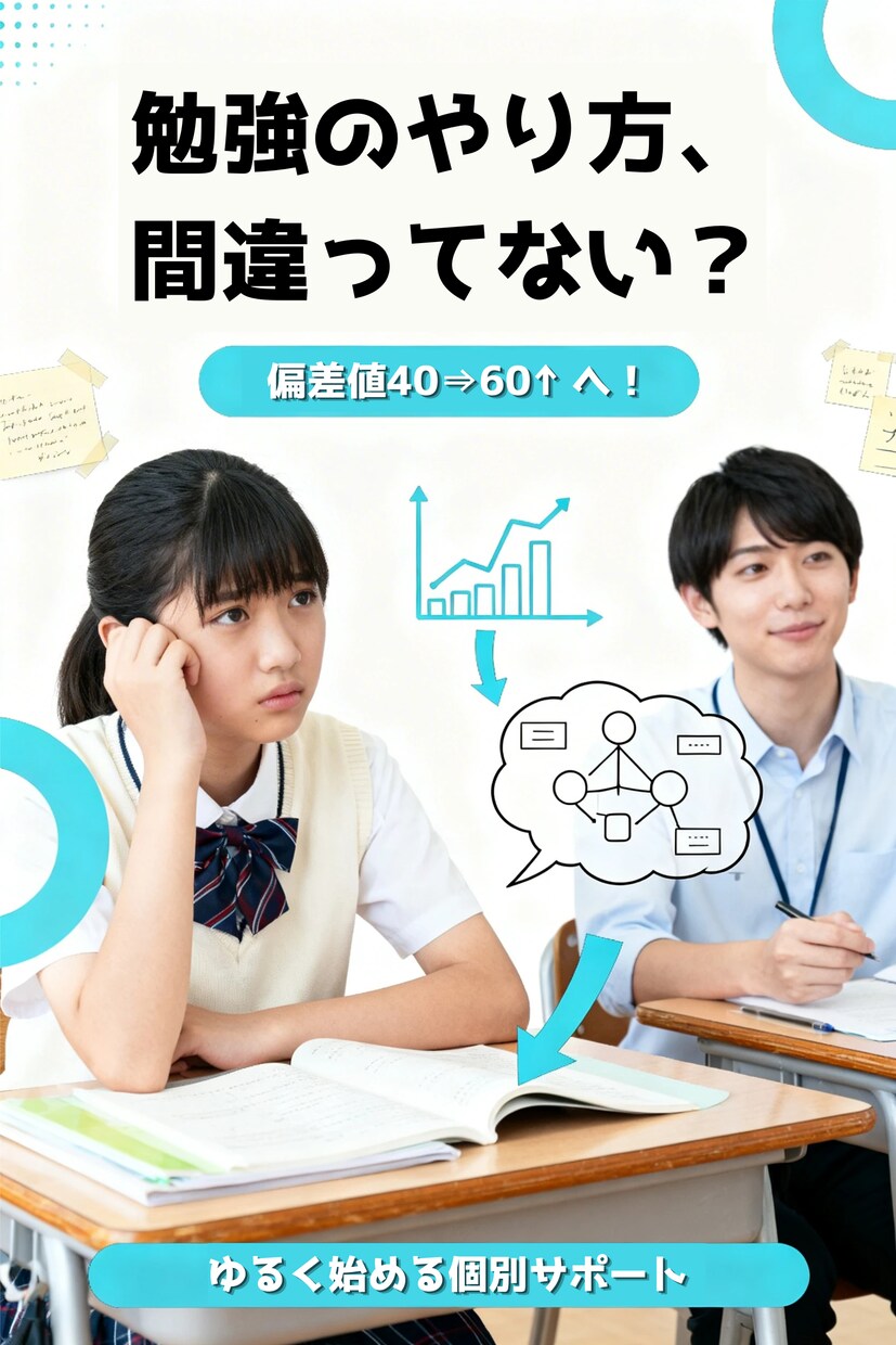 問題分析・生徒別課題を用いて弱点克服を支援します 問題の「考え方」を学べるオンライン指導です。 イメージ1