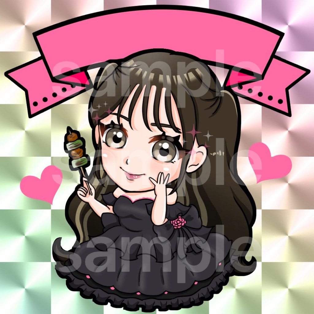 可愛いビックリマンシール風イラスト描きます ★SNSアイコン★プレゼント★名刺用★にぴったりです♪ イメージ7