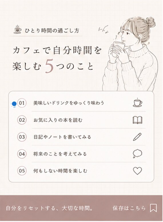 おしゃれなInstagram投稿を制作します カフェ・スイーツ・ライフスタイル系の投稿デザインを制作します イメージ3