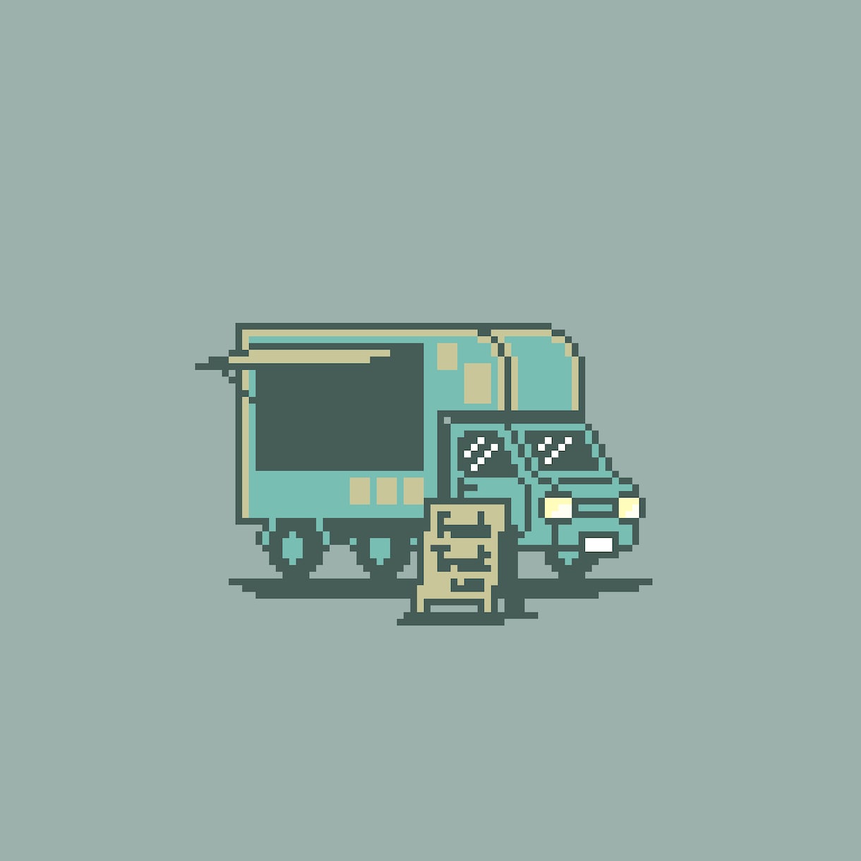 お好きな乗り物をドット絵で描きます シンプルでかわいい、レトロゲーム風の乗り物ドット絵 イメージ4