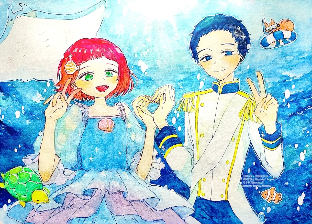 あったか綺麗な目を引く1枚絵！要望に応じて描きます あなたの「魅せたい部分」を描き出します。 イメージ3