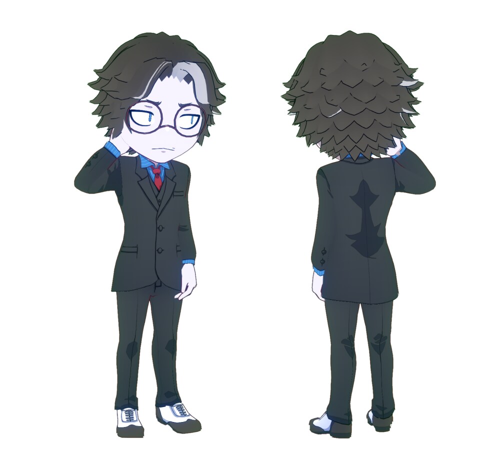 オリジナルキャラクターの3Dモデル制作致します デザイン持ち込み/キャラデザ制作どちらも大歓迎です イメージ4