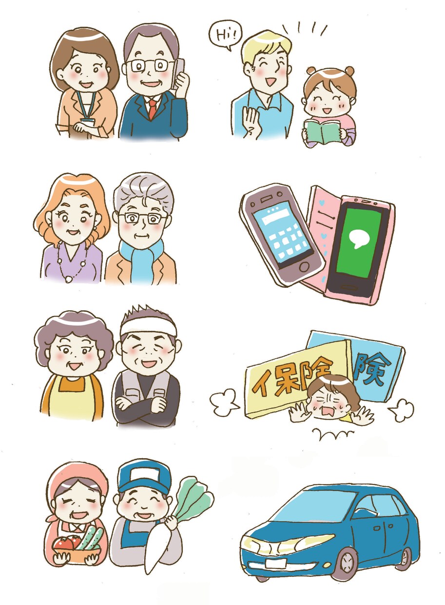 イラスト制作します 親しみやすい紙媒体用挿絵・WEB用イラストを制作します イメージ8