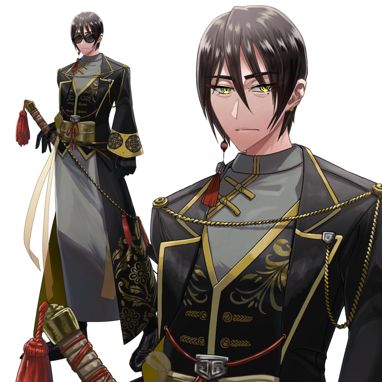 TRPG/配信の立ち絵イラスト制作します 【表情差分1種類無料】戦闘差分描けます イメージ9