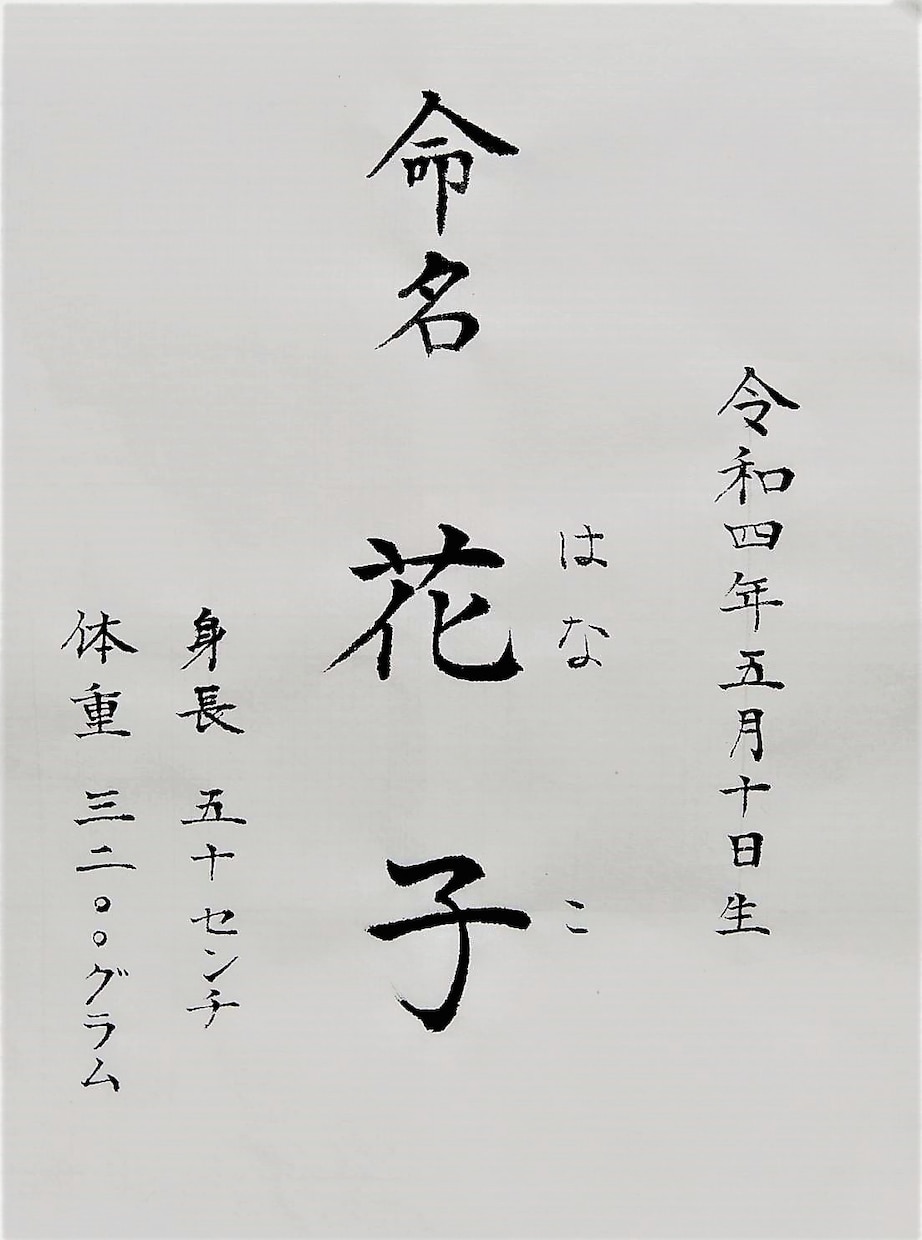 師範が　筆で　心をこめて　美しい文字を書きます 赤ちゃんの命名書や宛名書き、社訓や座右の銘なども イメージ1