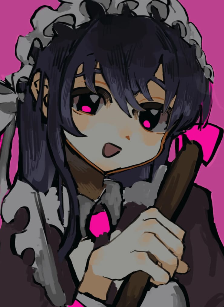 視線泥棒♡ダークで可愛いイラストお描きします 観賞用/アイコン/動画素材/サムネイル/MVイラスト/対応◎ イメージ4