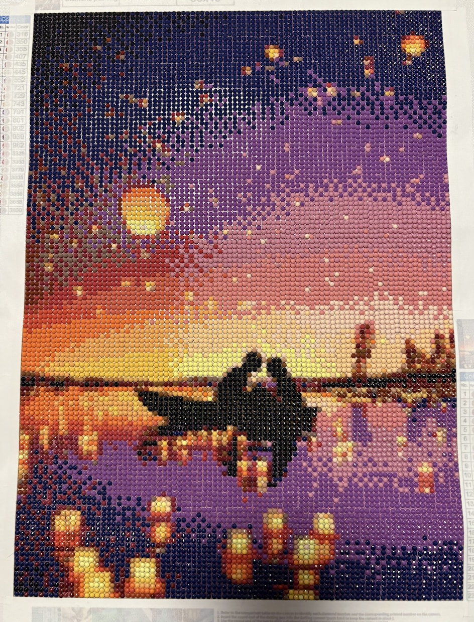 ダイヤモンドアート制作代行致します 忙しい毎日に一粒の輝きを。あなたの代わりに心を込めて並べます イメージ2