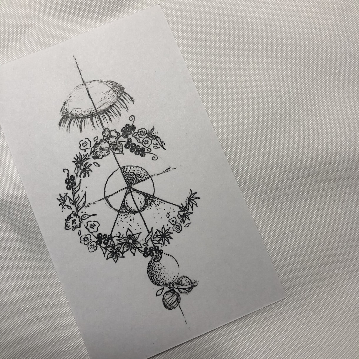 タトゥー風のイラスト受付致します 0.28のボールペンで描くイラストです イメージ6