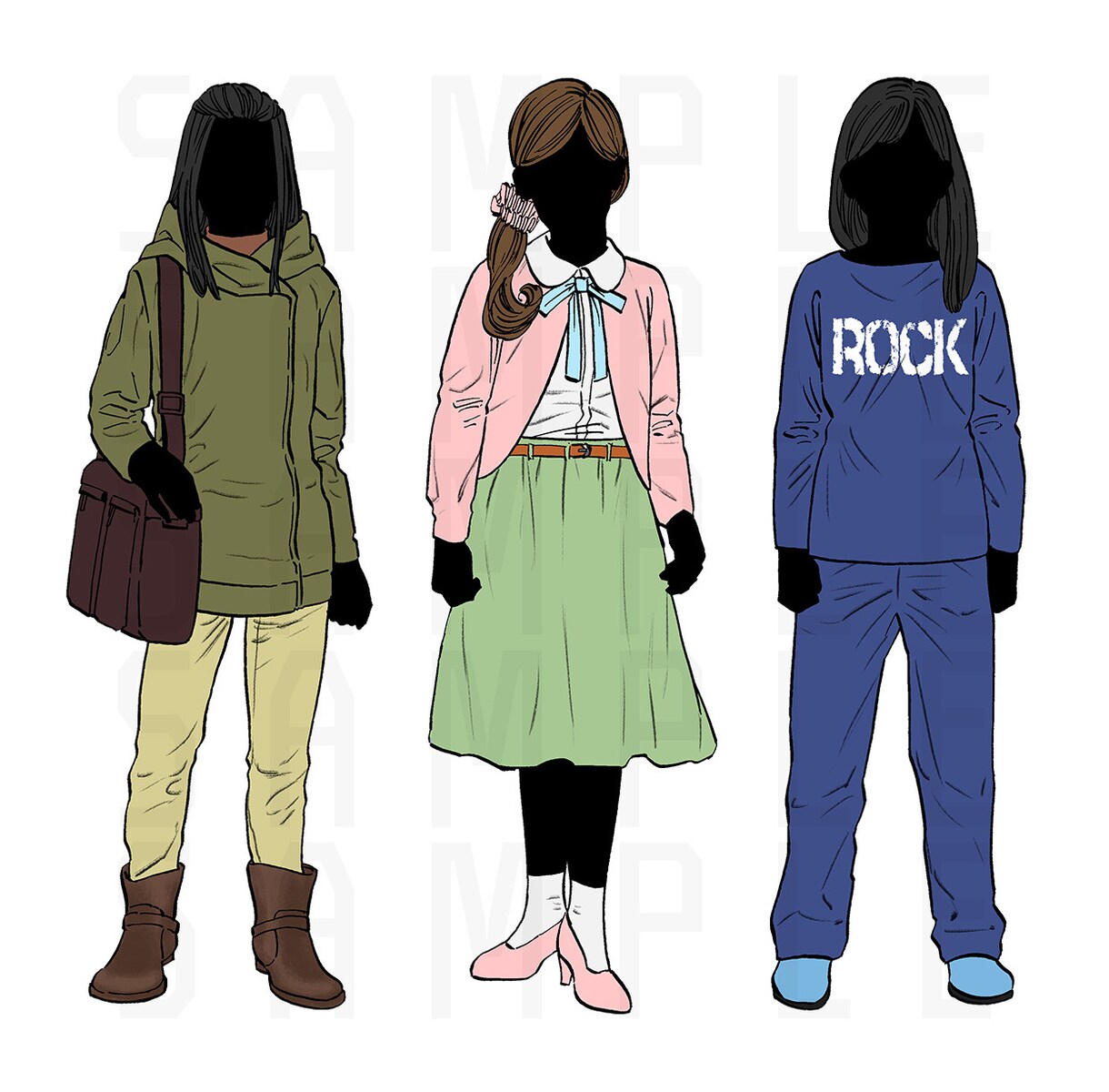 便利な全身立ち絵制作します リアルな等身なのでどこでも馴染みます イメージ3
