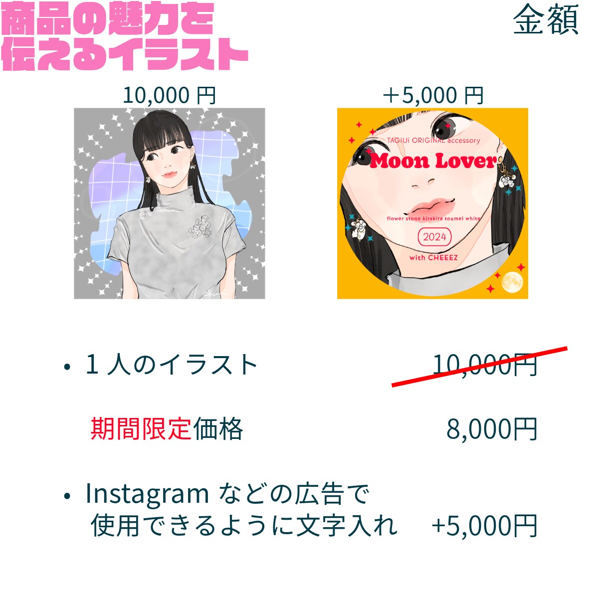 商品の魅力を伝えるイラストを描きます アイキャッチ、サムネイル、挿絵や広告などに イメージ3