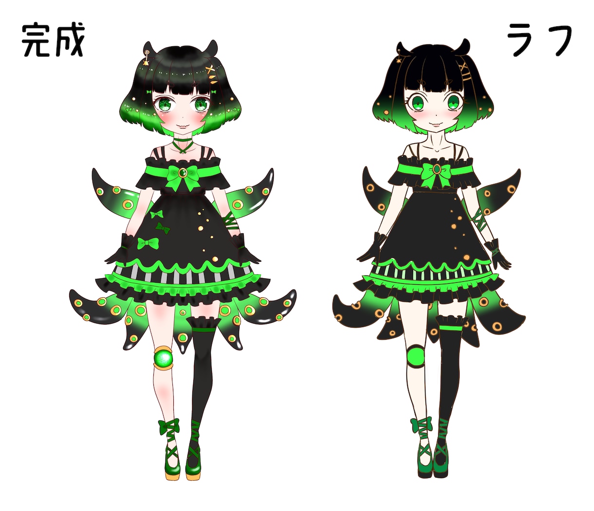 Vtuberに！はじめの一歩お手伝いします イラスト～簡易モデリングまで一括でお引き受けします イメージ4