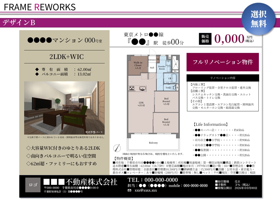 不動産経験者が売れるマイソク作成しますます 不動産の現場経験で作る“売れるマイソク” イメージ3