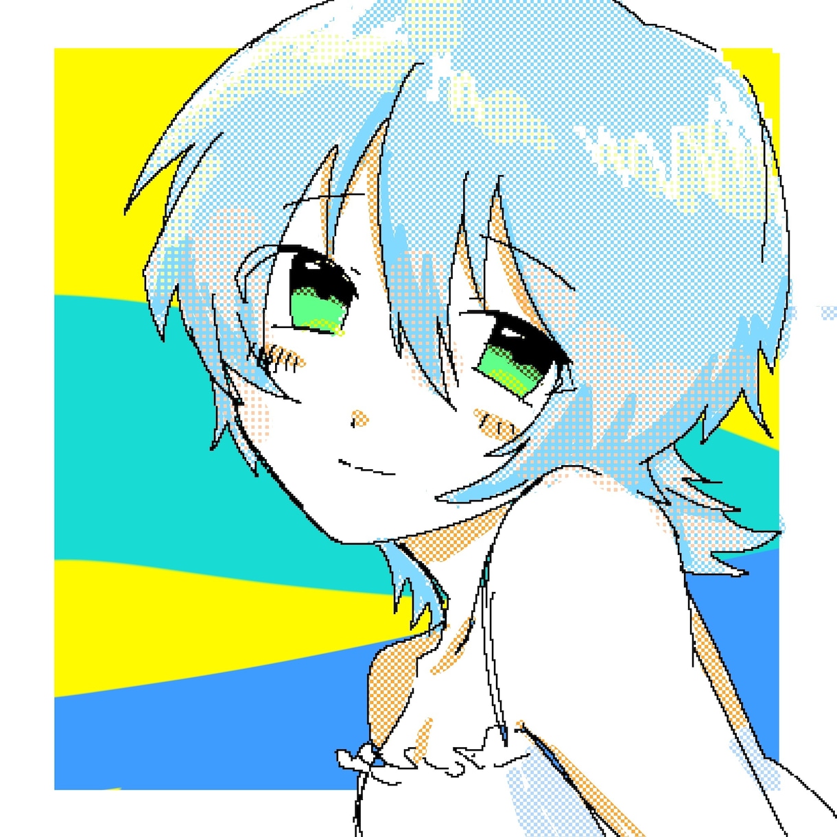うごメモ風イラスト1枚絵を描きます うごメモ風の雰囲気で、どんな絵柄どんなキャラでも描きます！ イメージ3