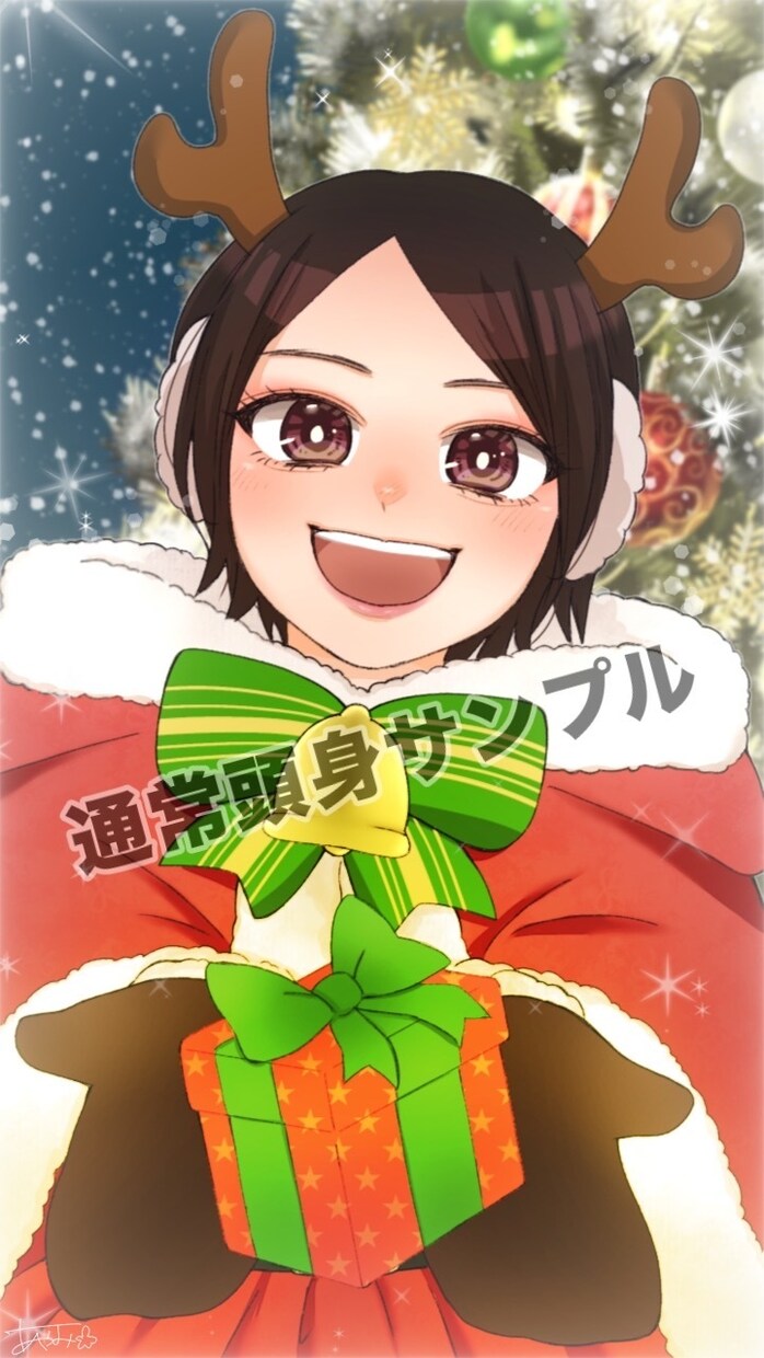 かわいいアニメ風アイコン描きます お写真をもとにアニメ調似顔絵描きます☺︎ イメージ9