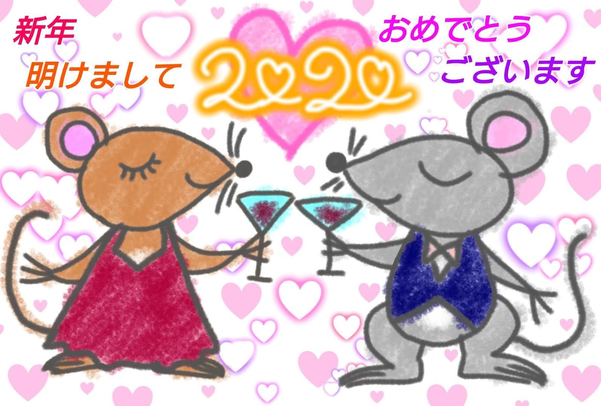 商用OK！個人利用も！用途様々季節イラスト描きます 年賀状 暑中見舞 Xマス 季節の挨拶&イベントに使える絵制作 イメージ3