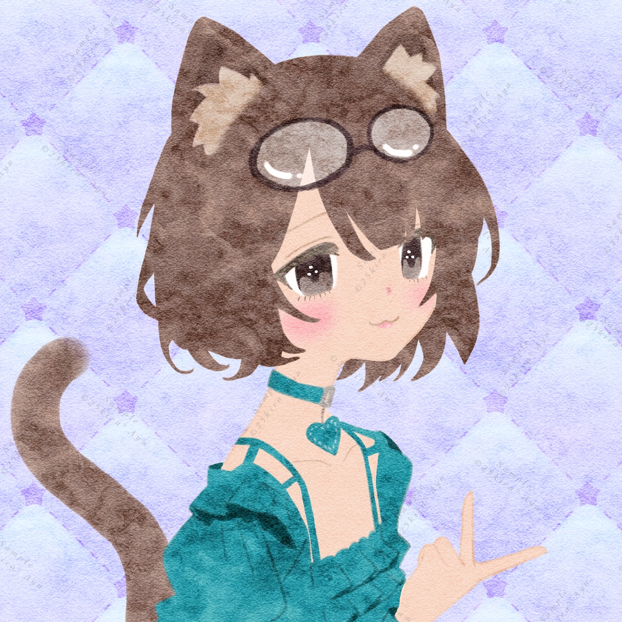 絵本の挿絵のような、人と被らないイラストを描きます ほぼ主線なし×アナログ風の可愛い萌え系イラストを描きます♪ イメージ7