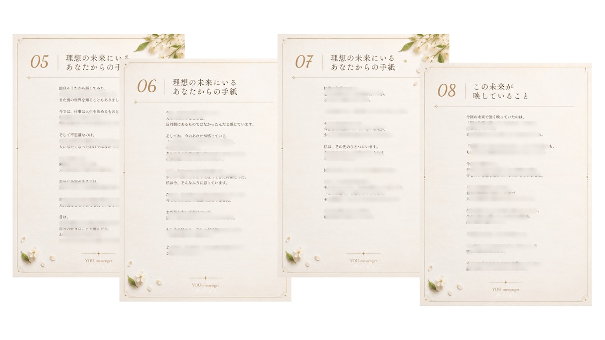 理想の未来にいる あなたから手紙を届けます 本名・生年月日不要｜今のお悩みから未来視点リーディング イメージ3