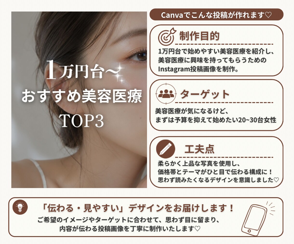 美容クリニックのInstagram運用を代行します 美容看護師が伝わるSNS発信をサポートします イメージ4