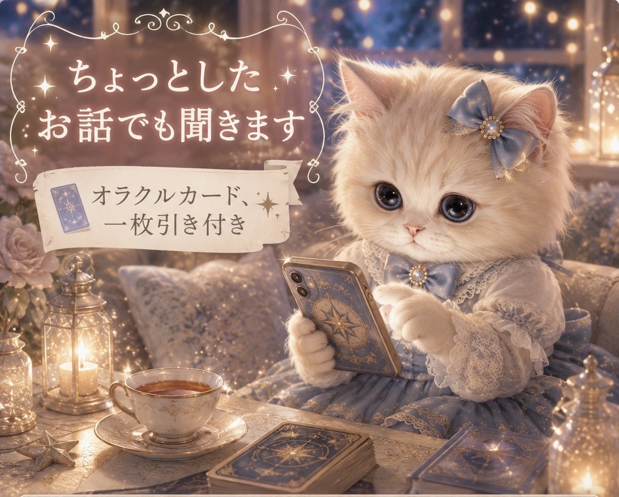 お話相手になります ゆったりと、お話しましょう☕️ イメージ1