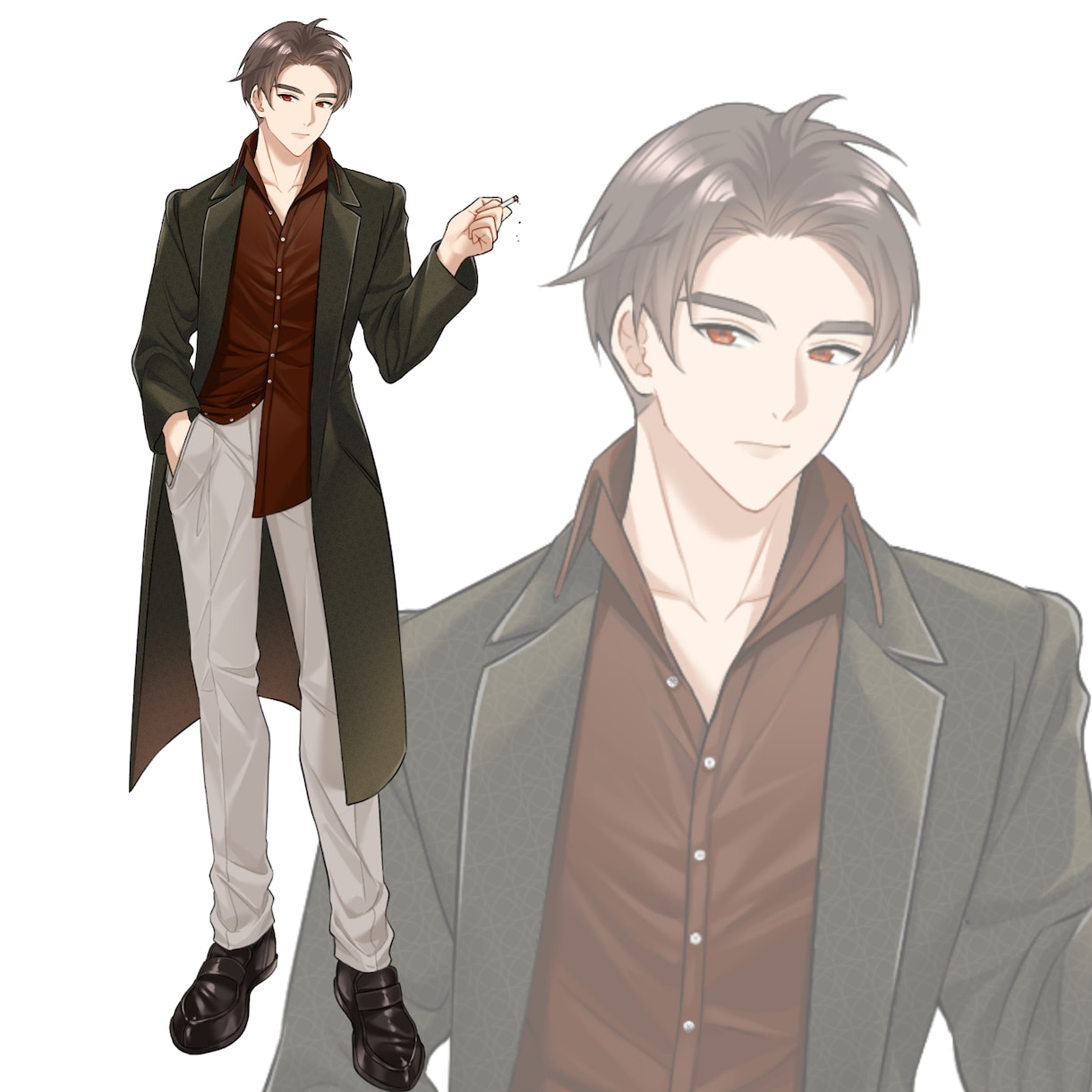 TRPGやゲーム用等に！キャラ立ち絵お描きします 様々な雰囲気のキャラ対応します！お気軽にご相談ください♪ イメージ2