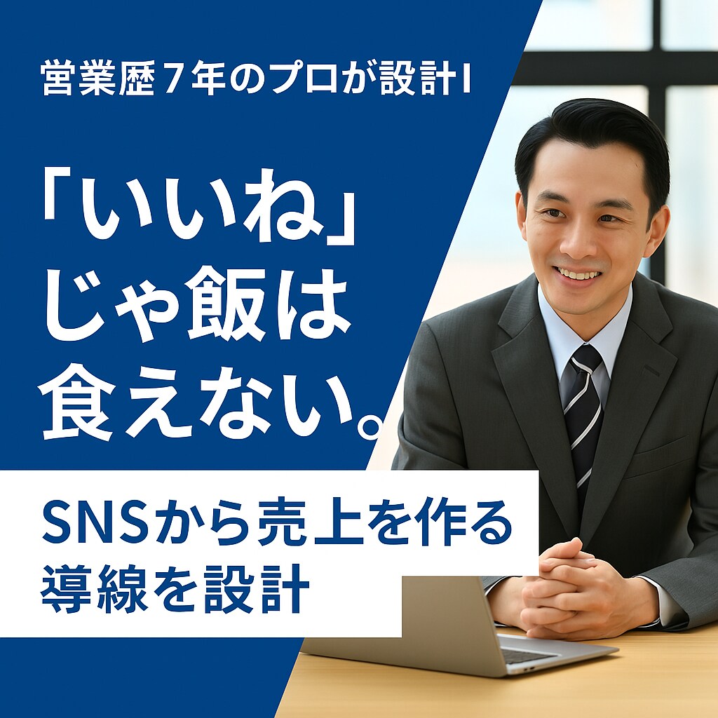 SNSから売上が生まれる導線を設計します “いいね”があるなら稼ぎましょ！ イメージ1