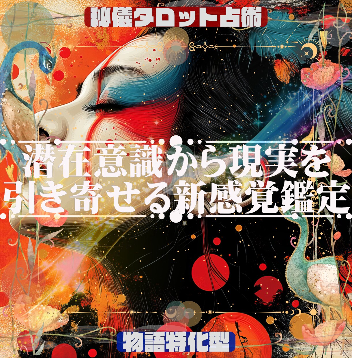 秘儀恋愛タロット┃鑑定書・解説書・物語で占術します 鑑定書+解説書+物語の3層占術┃3層視点で真実と未来を知る！ イメージ1