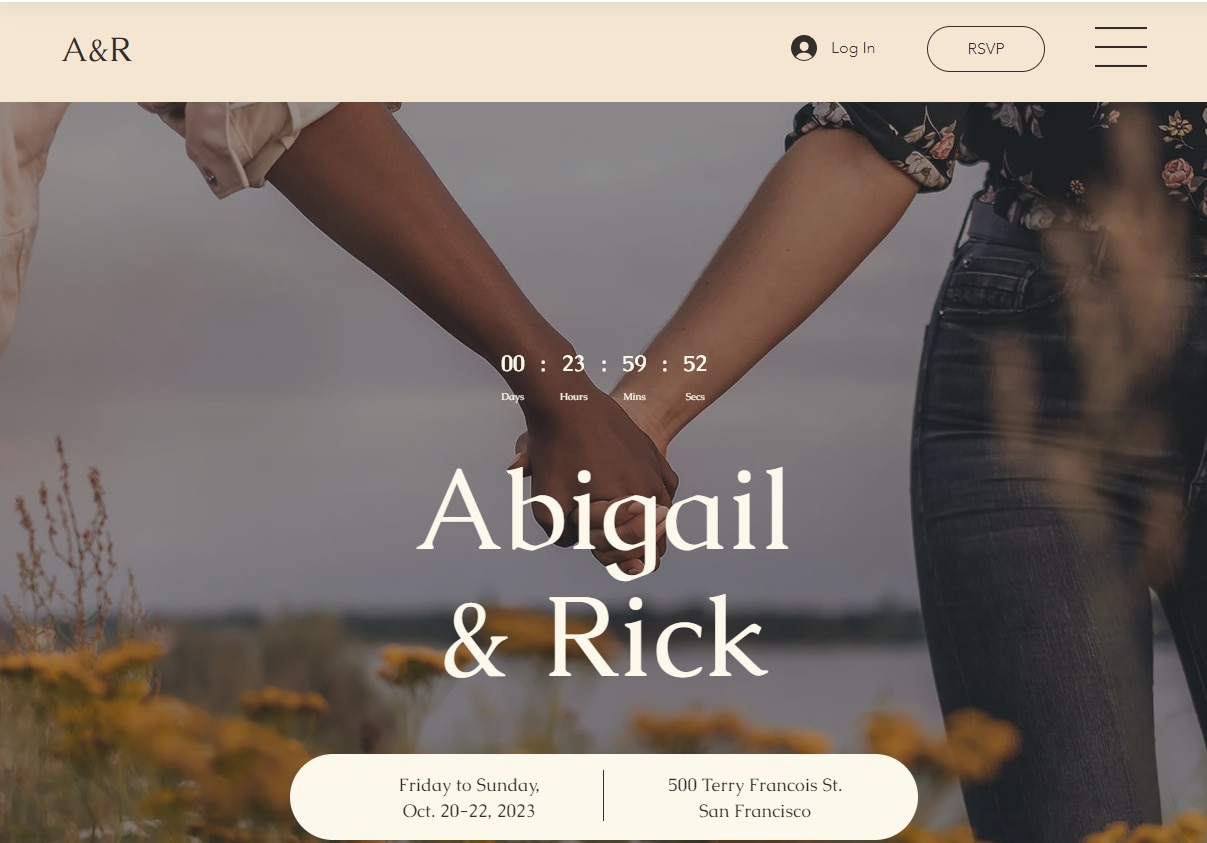 ウェディング、イベント用WEB招待状を作成致します WEBを利用して結婚式、イベント費用を節約致します！ イメージ2