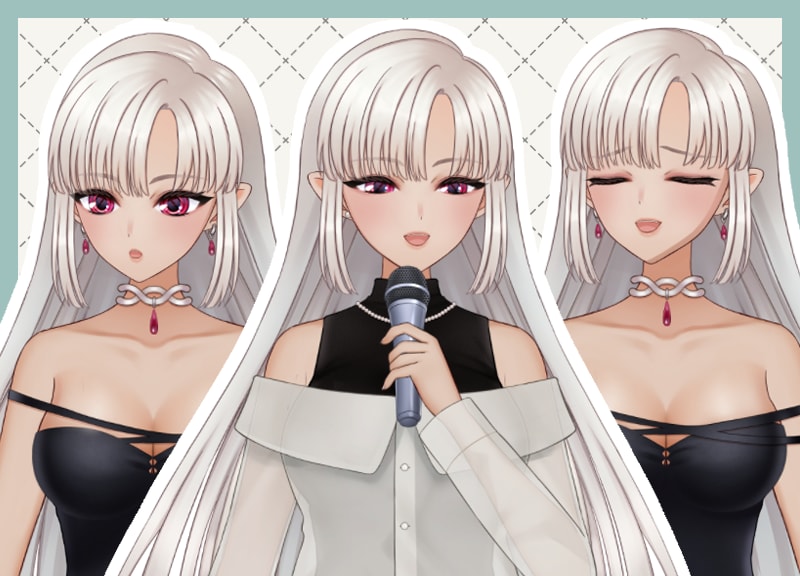 完成品のLive2D汎用モデルを販売します live2D汎用モデル　VTS&nizima LIVE対応 イメージ6