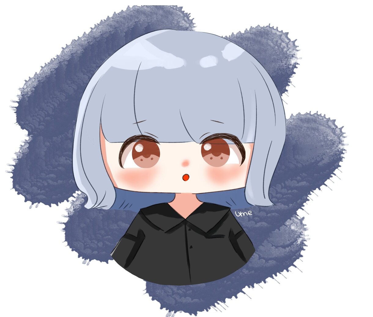 可愛い女の子のアイコン描きます デフォルメの可愛い女の子描きます！ イメージ1