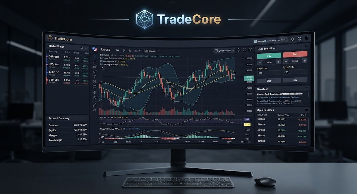 Trade Core ダウ理論のシグナルツールます ダウ理論を容易に視覚化、シグナルでエントリーポイントを抽出 イメージ1