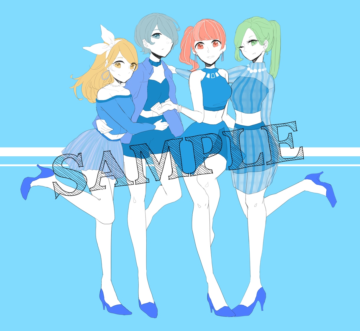 女の子のイラスト描きます 【アイコン～立ち絵】・【かわいい～イケ女】 イメージ3