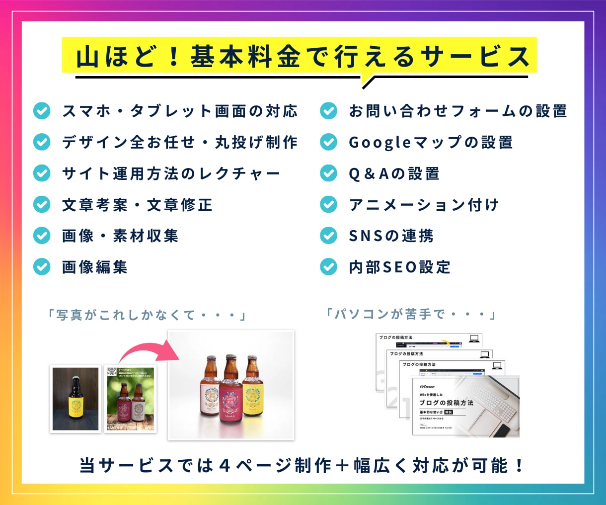 Wixサイトスピード制作します 急ぎ対応OK！忙しい方のためのサイト制作 イメージ5