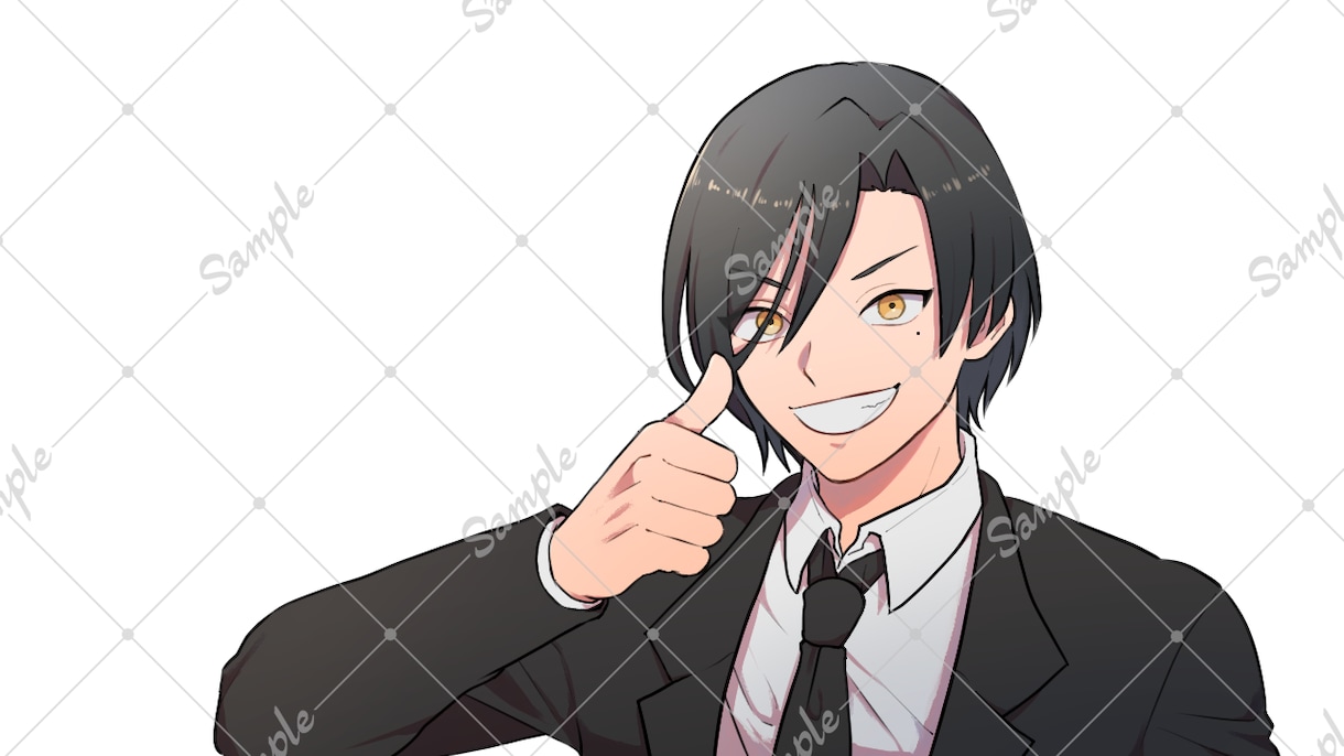 顔～全身立ち絵・動画等サムネイル描きます できる限りご要望に合わせたデザインで作成します イメージ9