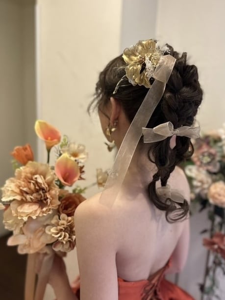 ブライダルアクセサリーやヘッドドレス制作します ドレスに合わせた透明感のある髪飾りやピアスのオーダー制作 イメージ1