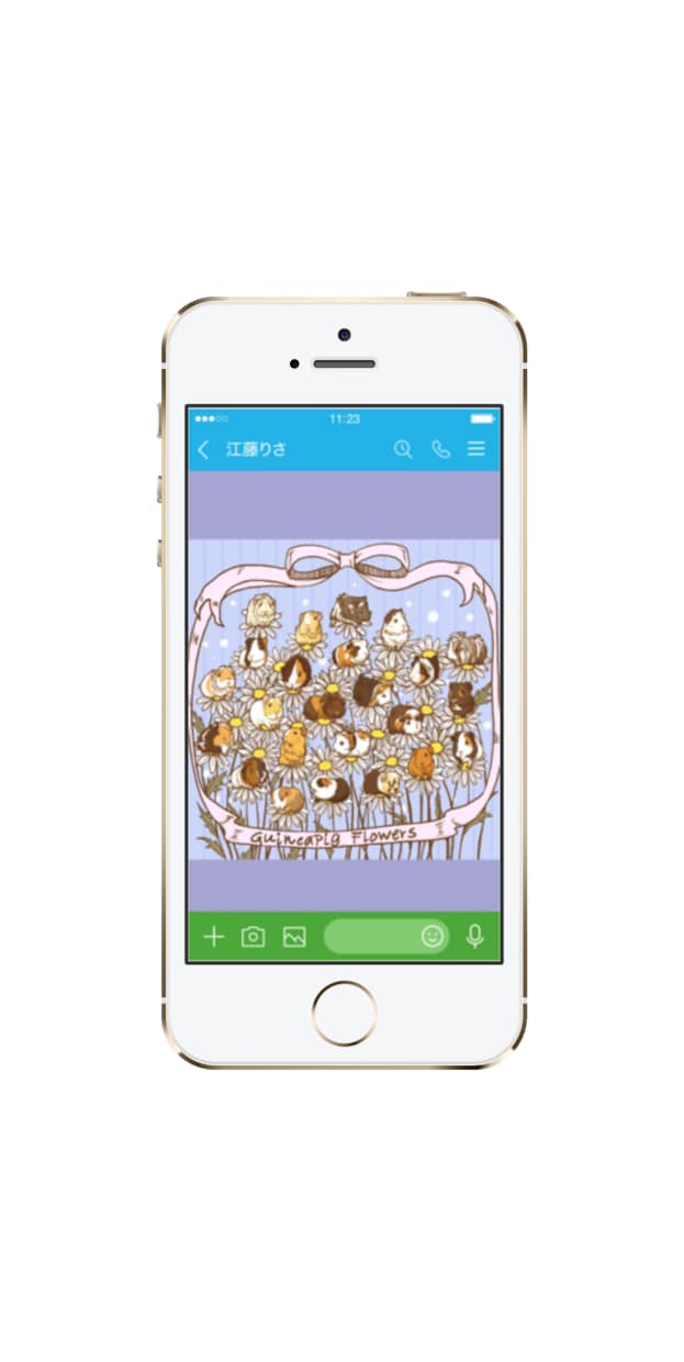 動物イラストでLINE着せ替え作成します 動物やペットの似顔絵でLINE着せ替えを作成♪ イメージ4