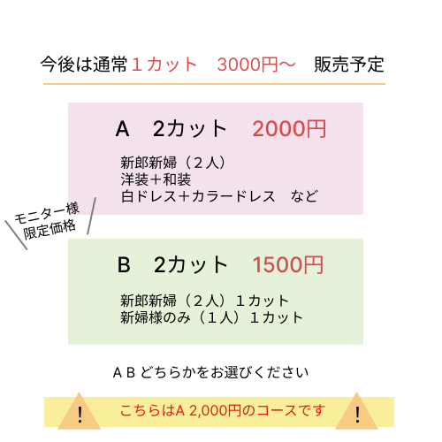 結婚式のイラストを描きます ウェディングイラストのモニター様募集します！【Aコース】 イメージ2