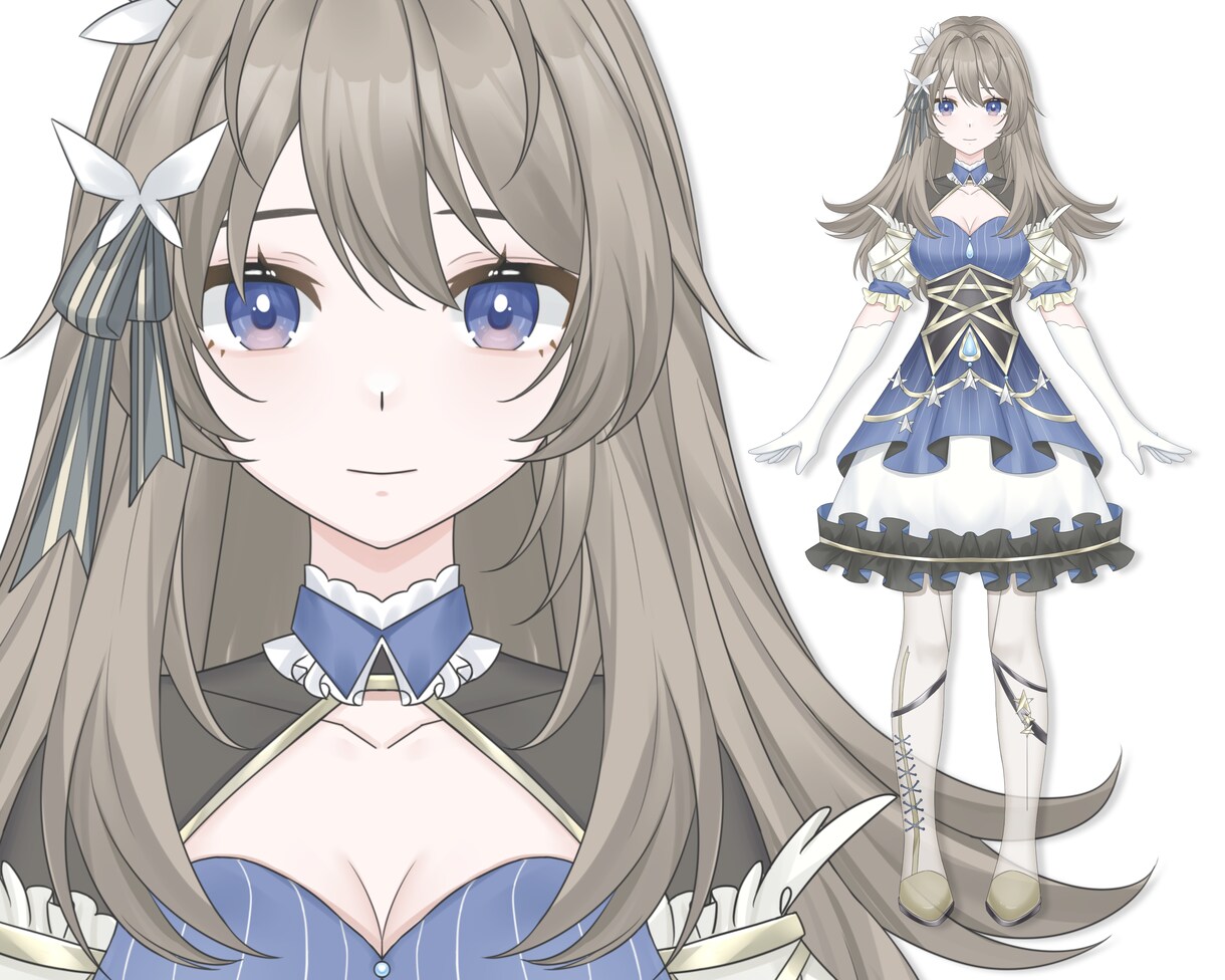 初心者歓迎！Vtuberモデル制作します 表情差分・ロゴ・SDキャラ対応｜デビュー応援プラン イメージ6