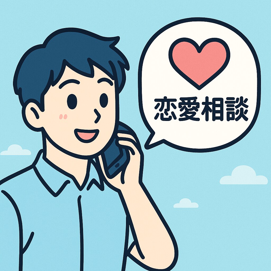 今！聞いて欲しい恋のお悩み解決します 男性目線の意見が聞きたい！とにかく聞いて欲しい！なんでもOK イメージ1