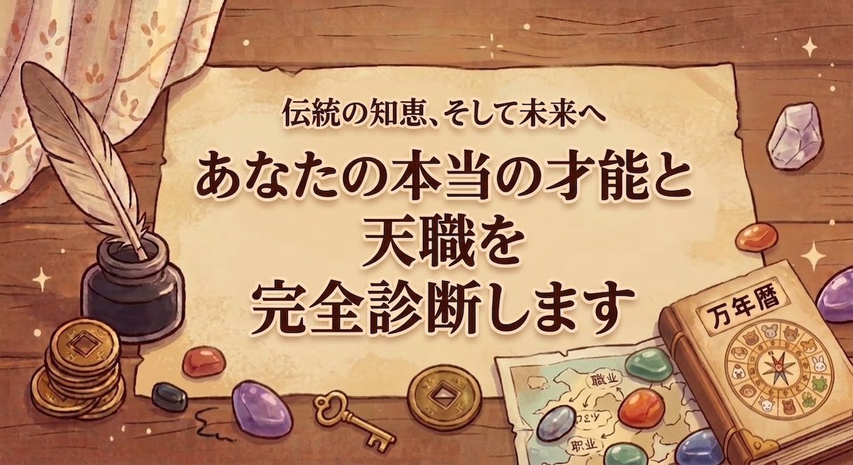 あなたの才能・適職を鑑定します 客観的な視点で知るあなたの強みと活用法！ イメージ1