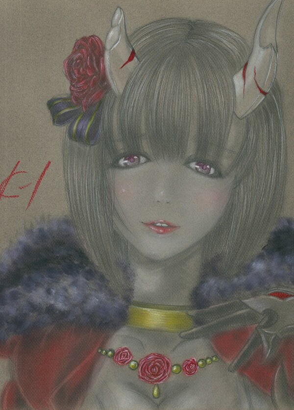 仕事の経験はありませんが趣味でお絵描きをしています 過度な期待をなさらない方、アナログイラスト一点物になります イメージ1