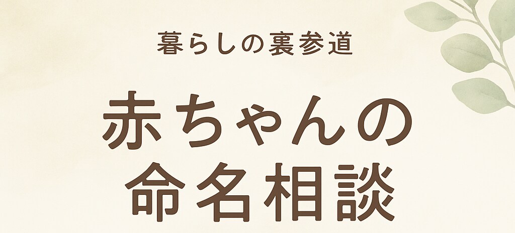 赤ちゃんの命名相談。お子さんの未来をサポートします 赤ちゃんの命名は家族からの最初で最大の贈り物 イメージ1