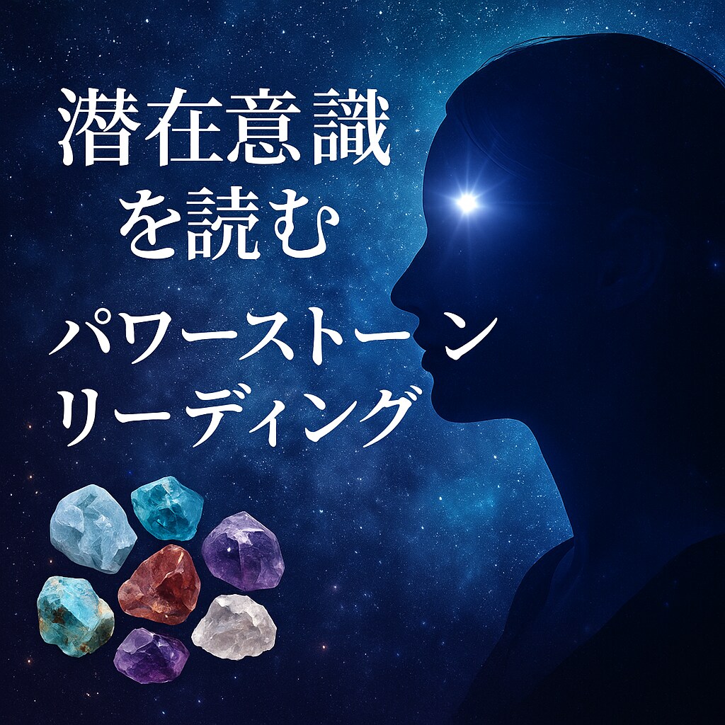あなたの潜在意識に響く石を読み解きます 潜在意識が求めるパワーストーンリーディング イメージ1