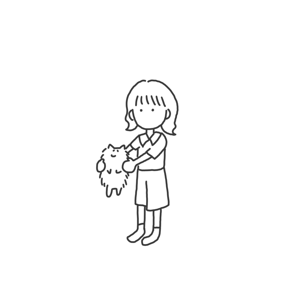 ゆるかわいいイラストを描けます 動物(犬、猫、爬虫類、魚等)の絵が得意です。 イメージ2